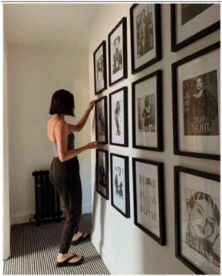 Как красиво повесить картины на стену